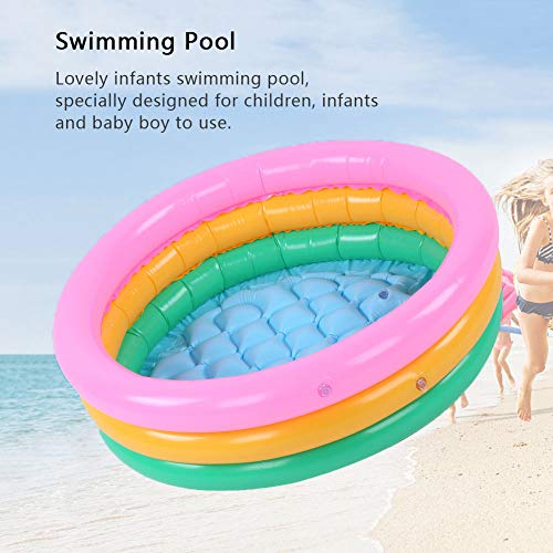 Emoshayoga Piscina para Niños, Piscina Inflable Colorida Piscina para Niños Resistente Y Duradera Natación para Niños para Bebés para Bebés(Grande)