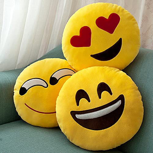 Emoticon Pack Almohada De Peluche De Juguete Regalos para Familiares Y Amigos. Juguetes De Peluche Los 33cm * los 33cm Gafas de Sol