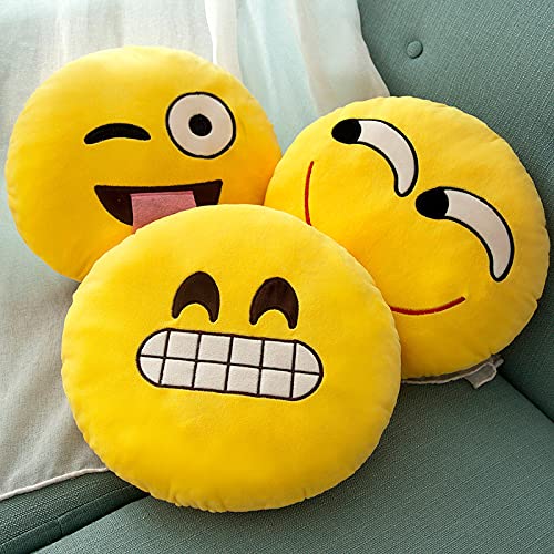 Emoticon Pack Almohada De Peluche De Juguete Regalos para Familiares Y Amigos. Juguetes De Peluche Los 33cm * los 33cm Gafas de Sol