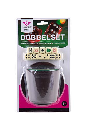 Engelhart - Cubilete de Juegos de Dados con Tapa de Doble Set - 300605