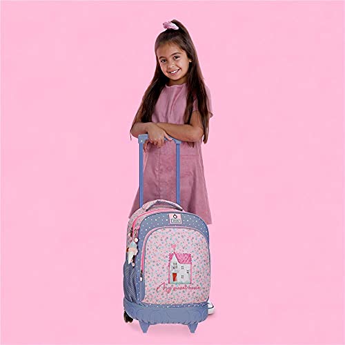 Enso My Sweet Home Mochila 2 Ruedas Multicolor 33x44x21 cms Poliéster 30,49 L