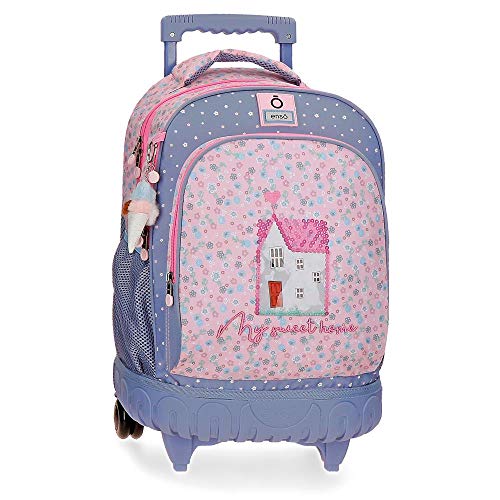 Enso My Sweet Home Mochila 2 Ruedas Multicolor 33x44x21 cms Poliéster 30,49 L