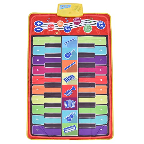 Entatial Manta del Piano del Juego de los Niños, Manta Excelente de la Música de los Niños No Tóxicos para el Hogar(CP4954 (88 * 60 cm))