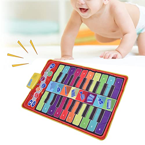 Entatial Manta del Piano del Juego de los Niños, Manta Excelente de la Música de los Niños No Tóxicos para el Hogar(CP4954 (88 * 60 cm))