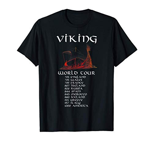 Época Vikinga - Historia de Escandinavia - Viking World Tour Camiseta