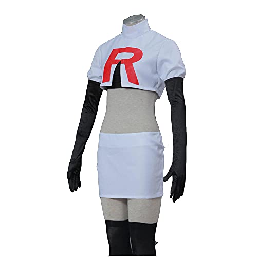 Equipo Rocket Jessie Musashi James Kojirou Disfraz de Cosplay Conjunto completo Juego Anime Disfraz de Cosplay