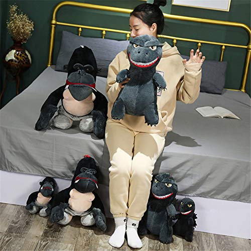 ErLaLa Godzilla vs.King Kong Movie Doll Gorilla Little Monster Doll Anime King of Monsters Peluche de Juguete