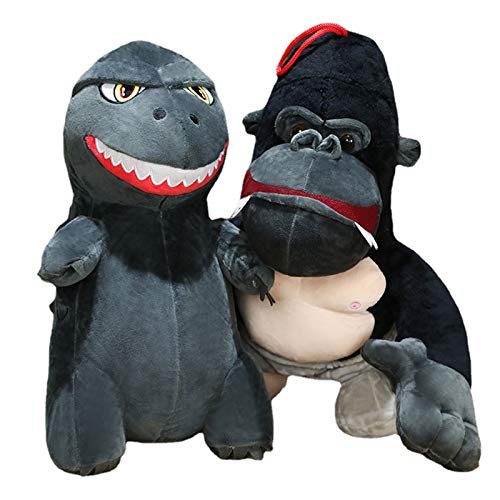 ErLaLa Godzilla vs.King Kong Movie Doll Gorilla Little Monster Doll Anime King of Monsters Peluche de Juguete