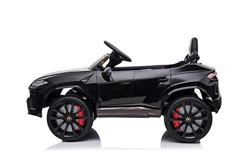 ES-TOYS Coche eléctrico niños Lamborghini Urus Radio, Mp3, EVA, Asiento de Cuero