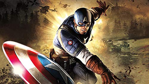 Escudo Capitan America Metal Niños Apoyos de Película Escudo del Capitán América Colección Glory del 75 Aniversario Réplica de Marvel Prop 32cm