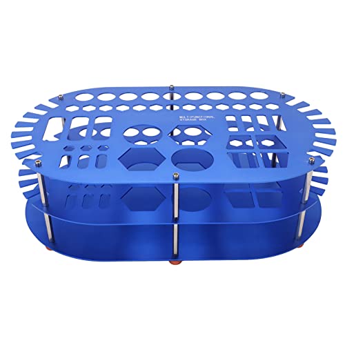 Estante Organizador de Escritorio, Soporte Organizador para Destornilladores, Resistente Al Desgaste, Estable, Flexible, Antideslizante para Hardware(R783B Azul)