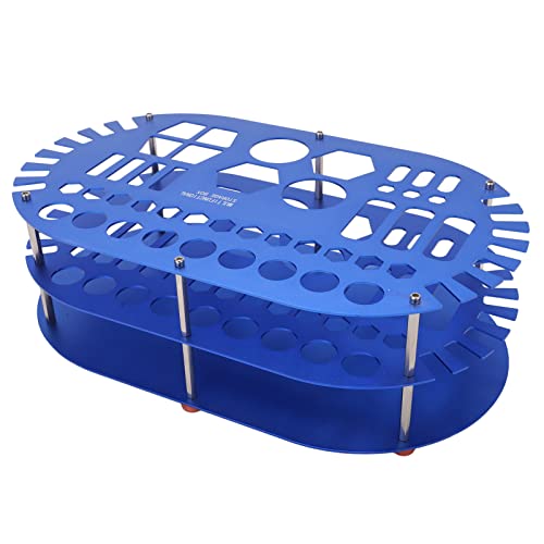 Estante Organizador de Escritorio, Soporte Organizador para Destornilladores, Resistente Al Desgaste, Estable, Flexible, Antideslizante para Hardware(R783B Azul)