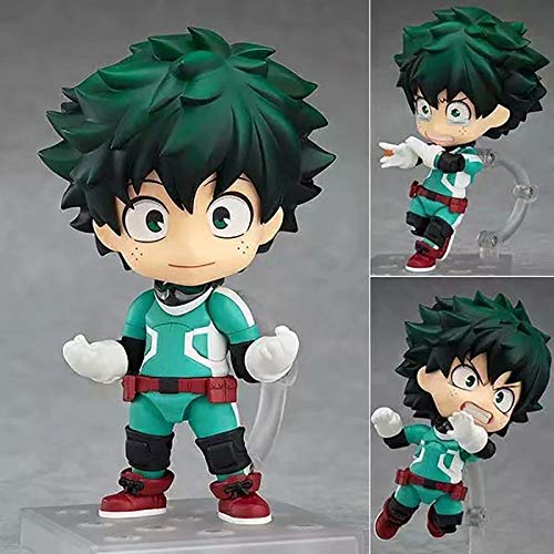 Estatua PVC Figuras De Acción Anime Figurita 10 Cm My Hero Academia PVC Figura De Acción Juguetes Figura De Anime Midoriya Izuku Bakugou Katsuki Todoroki Shouto Q Versión-No Box_Chinaconjunto De Fig