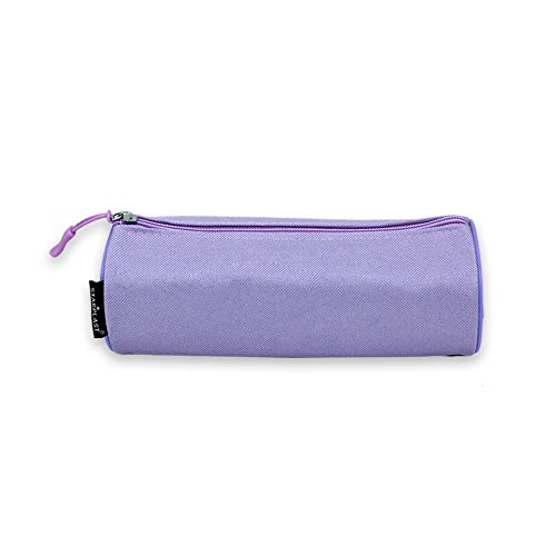 ESTUCHE ESCOLAR 1 CREMALLERA STARPLAST - Estuche de gran capacidad, cierre de cremallera, tela resistente, para uso escolar o de oficina - Morado