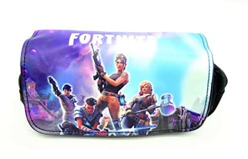 Estuche, Plumier PS4 PC . de Anime loot Temporada Figuras , Cartera de Videojuegos para bolígrafos y lápices. Gamers Online, Bolsa para la Escuela para pc / ps4 , 22cm 7cm 7cm