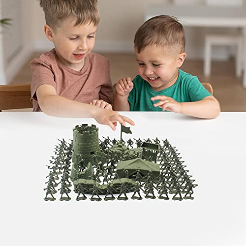 Eteng Figuras militares y accesorios ejército hombres juego soldado juguete conjuntos figuras de acción juego para 3 4 5 6 7 8 años niños niñas niños