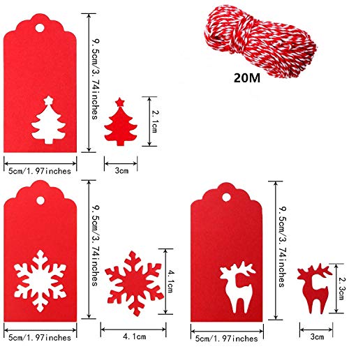 Etiquetas de Carton,150 Piezas Etiquetas de Papel Kraft Etiquetas de Regalo Etiquetas de Boda Con 20 Metros de Cuerda de Yute Fiestas Navidad