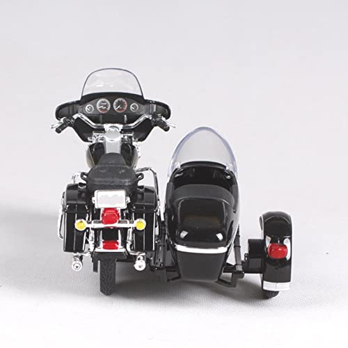 ETWBOHD Modelo de Motocicleta, 1:18 Compatible con Ha-Lley 1998 Cruz De Tres Ruedas Simulación Autorizada Original Aleación Motocicleta Modelo Modelo De Juguete Recogida (Color : E)