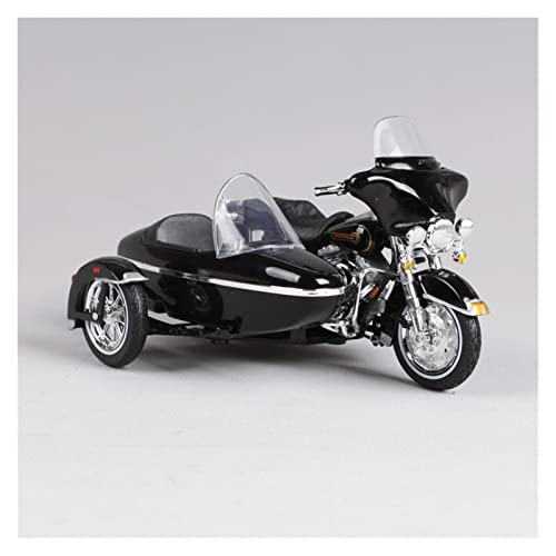 ETWBOHD Modelo de Motocicleta, 1:18 Compatible con Ha-Lley 1998 Cruz De Tres Ruedas Simulación Autorizada Original Aleación Motocicleta Modelo Modelo De Juguete Recogida (Color : E)