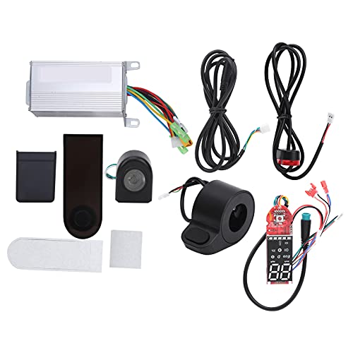 Eulbevoli Controlador De Motor Eléctrico, Juego De Controlador De Motor Sin Escobillas 36V350W, Módulo De Control, Pantalla Digital para Scooter M365, Módulo De Control De Protección Múltiple