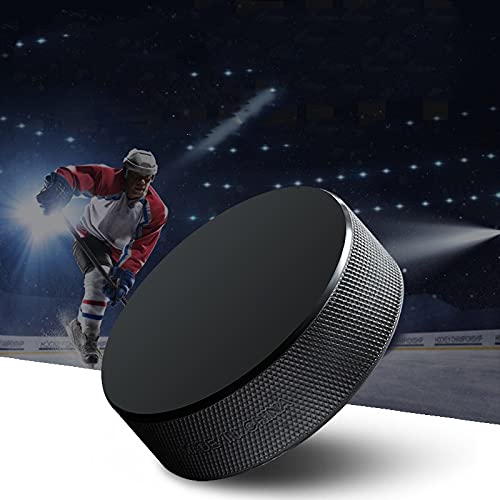 Exanko 2 Piezas Hockey Deportivo Discos de Hockey sobre Hielo PráCtica de Juego Deportes a Granel Bolas de Disco PráCtica Discos de Hockey Aficionado a los Deportes Hockey