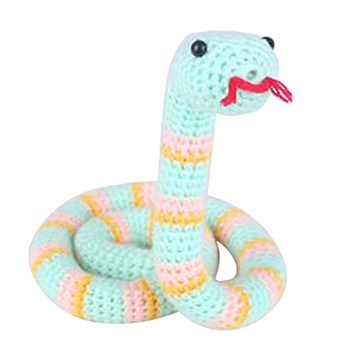 F Fityle Los Principiantes Aprenden a Crochet Kit para Tejer Juguetes de Peluche de Serpiente Adorno para El Hogar