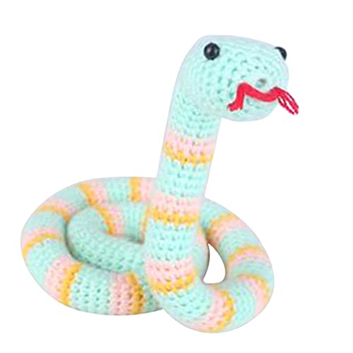 F Fityle Los Principiantes Aprenden a Crochet Kit para Tejer Juguetes de Peluche de Serpiente Adorno para El Hogar