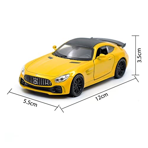 Fábrica Original 1:36 For Mercedes-Benz AMG GT-R, Modelo De Coche De Aleación De Simulación, Coche De Regalo De Juguete For Niños