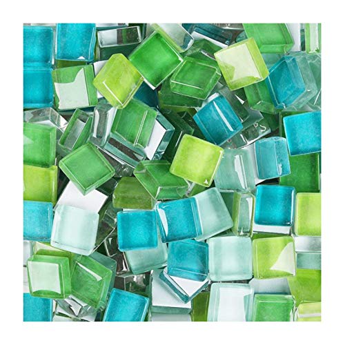 Fabricación De Mosaicos 100 PCS/Pack Mosaico de Cristal de Cristal DIY Hobbies Tile Creativity Art Mademade Creative for Kids Mini Mosaic Messic Material (Color : 02)