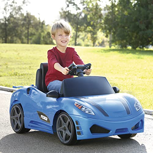 FEBER - My Hybrid Car 2x1, coche con batería de 12 voltios y coche a pedales, con 3 direcciones, cómodo, estable y seguro para los niños, a partir de 3 años de edad, Famosa (800013220)