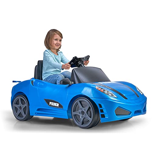 FEBER - My Hybrid Car 2x1, coche con batería de 12 voltios y coche a pedales, con 3 direcciones, cómodo, estable y seguro para los niños, a partir de 3 años de edad, Famosa (800013220)