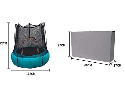 FEDYS Cama Elastica Infantil Interior/Al Aire Libre Inflable TrampolíN PequeñA con Red Protectora,para NiñOs Mayores De 2 AñOs / 60 Kg（1 Bomba de Aire incluida）