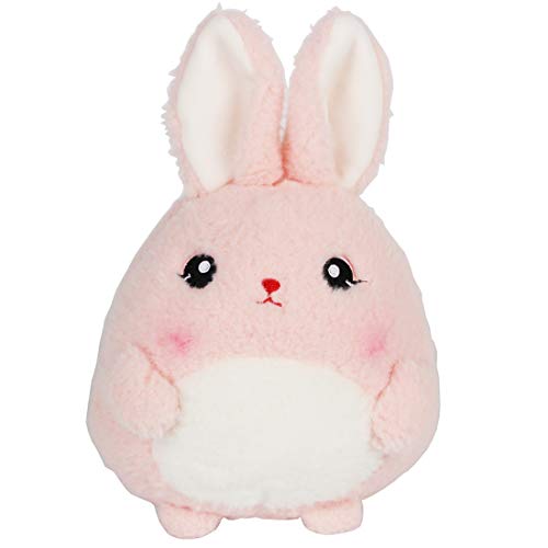 FeiWen Peluche Conejito Peluche De Conejo Conejo De Forma Redonda Regalo De Los Niños (Rojo 16cm)