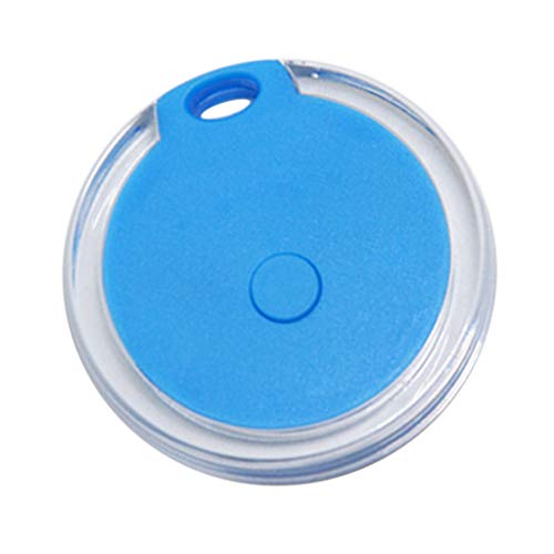 Fenteer Bluetooth Anti-Lost Tracker Wallet Key Bag Pet Dog Tracer Locator para Multicolores - Azul, 42x8mm