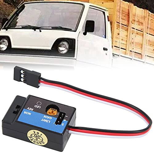 FEYV Giroscopio RC con Sistema SMM, Giroscopio RC para Coche de Carreras Sensibilidad Ajustable Ligero Sistema SMM Portátil para Derrapar