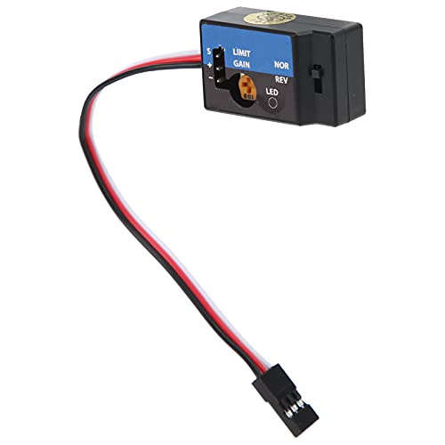 FEYV Giroscopio RC con Sistema SMM, Giroscopio RC para Coche de Carreras Sensibilidad Ajustable Ligero Sistema SMM Portátil para Derrapar