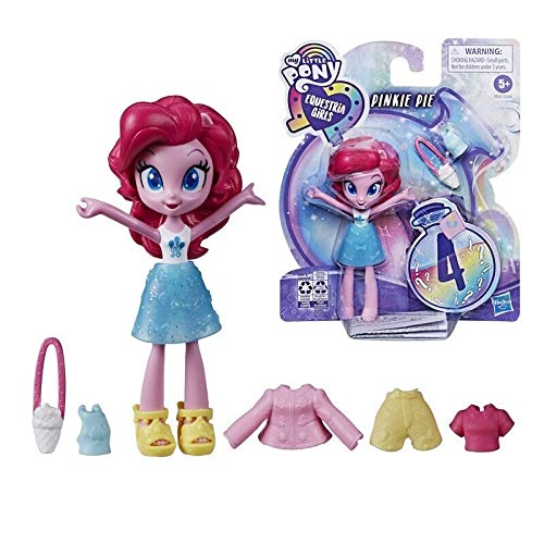 FFLSDR Equestria Girls Fashion Princess Set Dress Up Dolls Anime Acción Figura Modelo Juguetes Niños Regalos (Color : Pinkie Pie)