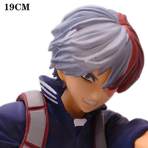 FFLSDR Mi Héroe Academia Figura De Acción De 16 Cm Todoroki Shoto Batalla Sorprendente Versión Héroe Edad De Los Héroes Animado Juguetes De Colección Modelo Regalo (Color : Green)