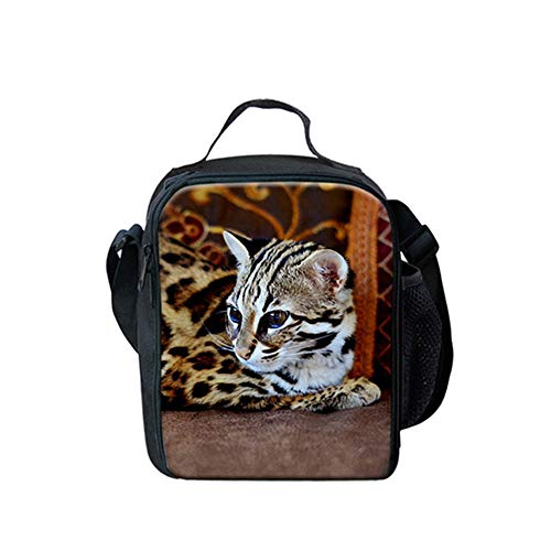 fhdc Mochila Patrón De Leopardo 3D Animal Mochilas Escolares Mujeres Niños 3Pcs / Set Mochilas Bolsa De Comida Estuches De Lápices Niños Niños Satchel   Hmc1398G