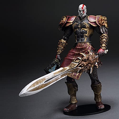 Figura de acción Kratos en Ares Armor W Blades Figura de acción Muñeca de juguete con caja 18cm 3 pedidos (Color : Kratos)