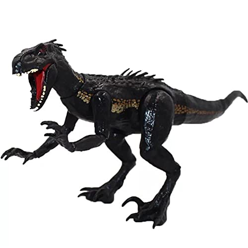 Figura Juguete Figuras de Indoraptor Abrir la Boca Velociraptor Dinosaurio Modelo Dinosaurios Activos Dinosaurios Animal Figura Juguetes para niños Niños Regalo (Color : Black)