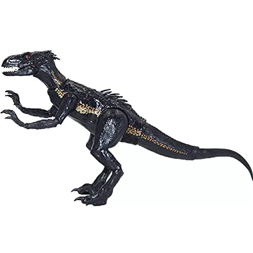 Figura Juguete Figuras de Indoraptor Abrir la Boca Velociraptor Dinosaurio Modelo Dinosaurios Activos Dinosaurios Animal Figura Juguetes para niños Niños Regalo (Color : Black)