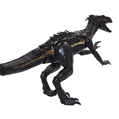 Figura Juguete Figuras de Indoraptor Abrir la Boca Velociraptor Dinosaurio Modelo Dinosaurios Activos Dinosaurios Animal Figura Juguetes para niños Niños Regalo (Color : Black)