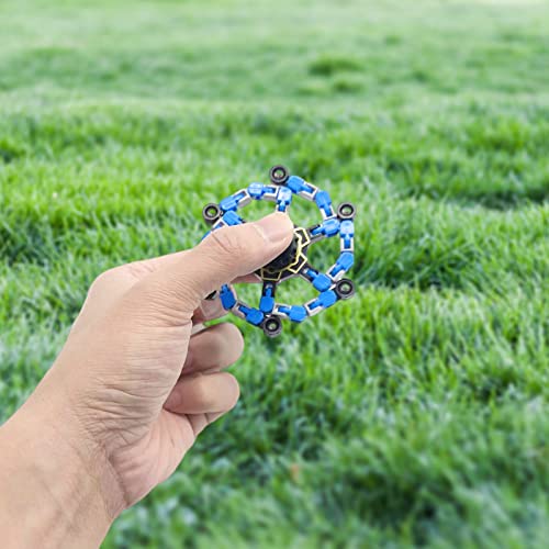 Fingertip Spin Top Toy, Transformable Fingertip Spinners, DIY Gyro Robot Toy Chain Mechanical Gyro Spin Top Anti Stress Gift Stress Relief Toy for Kids Adults