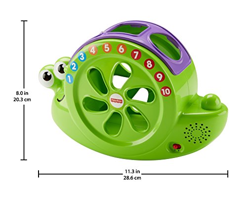 Fisher-Price- Carachina Tante Forme-Juguete Electrónico 6-36 Meses, FRB95