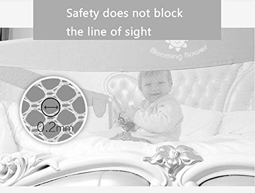 FMEZC Baby Guardrail - Riel de Seguridad para Cuna extralargo, abatible hacia Abajo con riel de Cama para Dormir con Bloqueo para niños, Rosa, Largo 120-220 cm (tamaño: 180 cm)