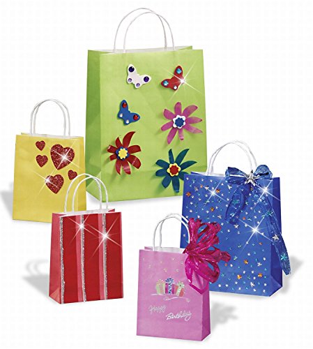 Folia Bringmann 21.809 bolsas de papel grandes 18 x 8 x 21 cm Colores Surtidos Pack de 20