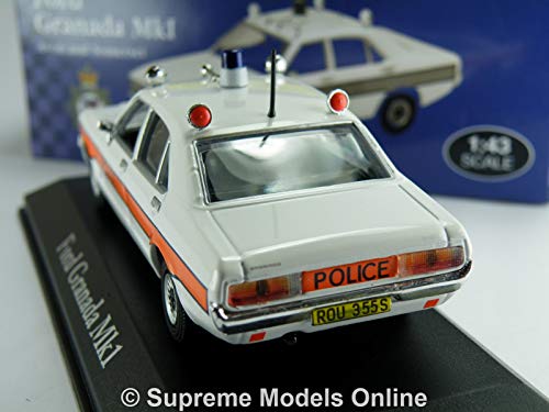 Ford Granada MK1 modelo coche Policía AVON & SOMERSET 1:43 Corgi VANGUARDS ATLAS K8