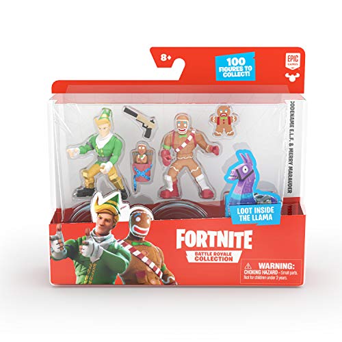 Fortnite Battle Royale Collection Figuras - Codename Elf & Merry Marauder, Duo Pack 2, Multicolor