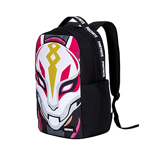 FORTNITE Mochila Perfil, Negro/Blanco, taille unique